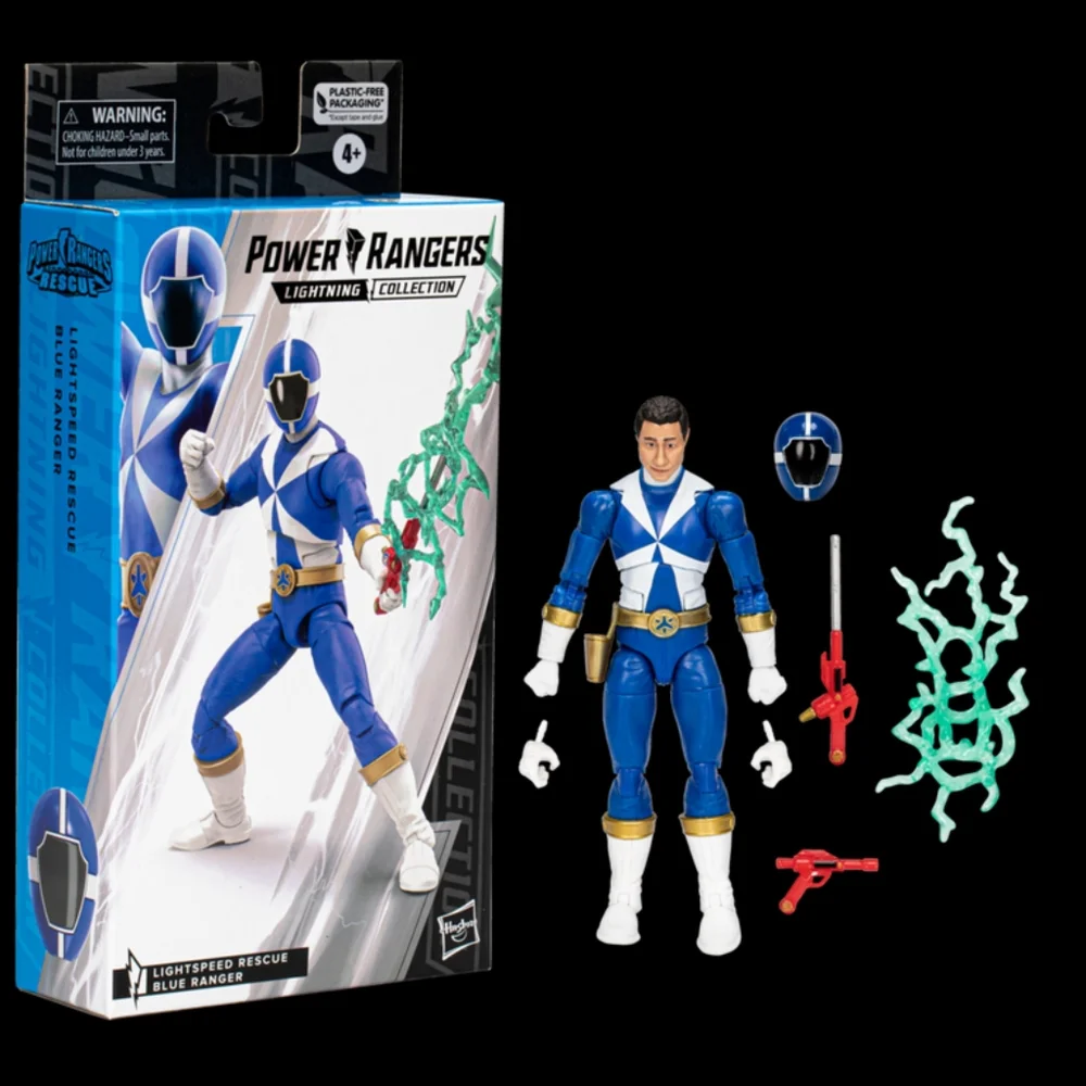 Power Rangers Lightning Collection Lightspeed Rescue Blue Ranger Figure 🔥 MMPR - Picture 14 of 14